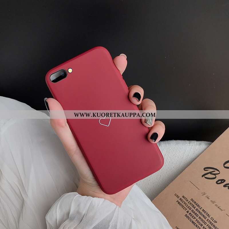 Kuori Oppo A5, Kuoret Oppo A5, Kotelo Oppo A5 Silikoni Luova Murtumaton Puhelimen Punainen