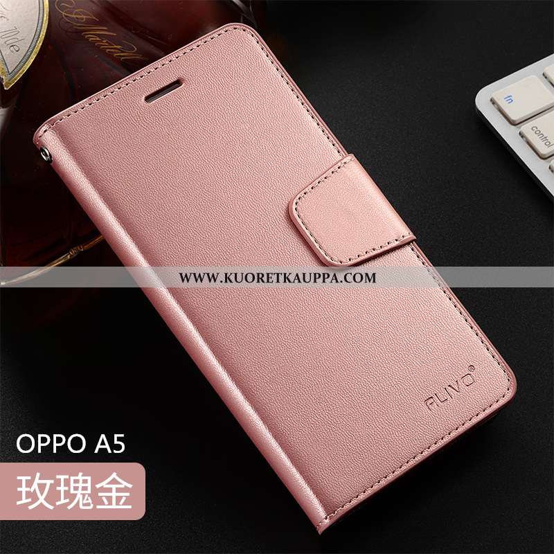 Kuori Oppo A5, Kuoret Oppo A5, Kotelo Oppo A5 Silikoni Suojaus Puhelimen All Inclusive Pinkki