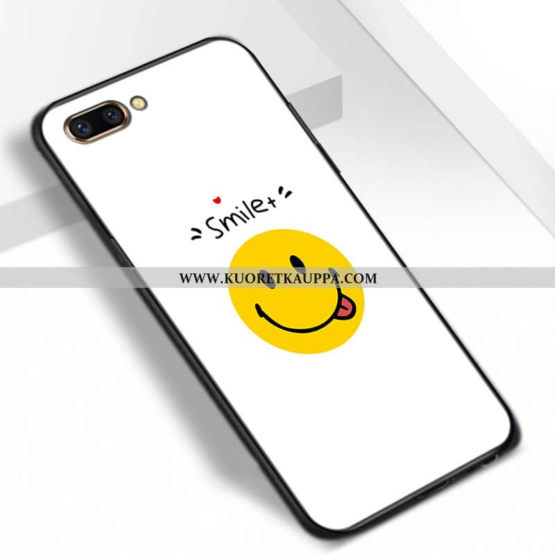 Kuori Oppo A5, Kuoret Oppo A5, Kotelo Oppo A5 Silikoni Suojaus Viileä Pehmeä Neste Valkoinen