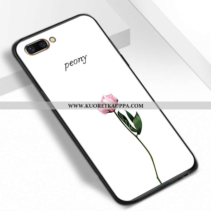 Kuori Oppo A5, Kuoret Oppo A5, Kotelo Oppo A5 Silikoni Suojaus Viileä Pehmeä Neste Valkoinen