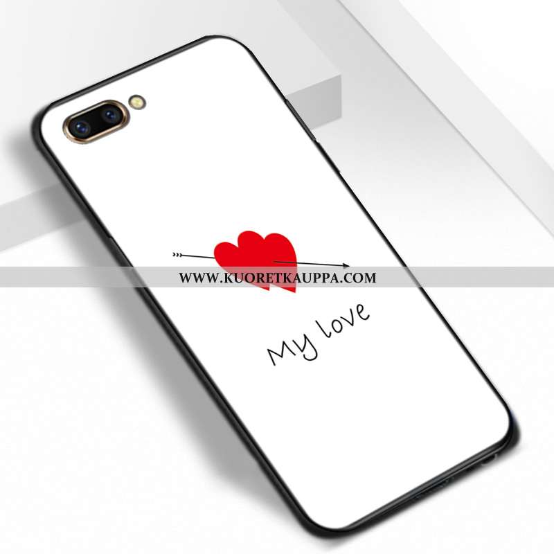 Kuori Oppo A5, Kuoret Oppo A5, Kotelo Oppo A5 Silikoni Suojaus Viileä Pehmeä Neste Valkoinen