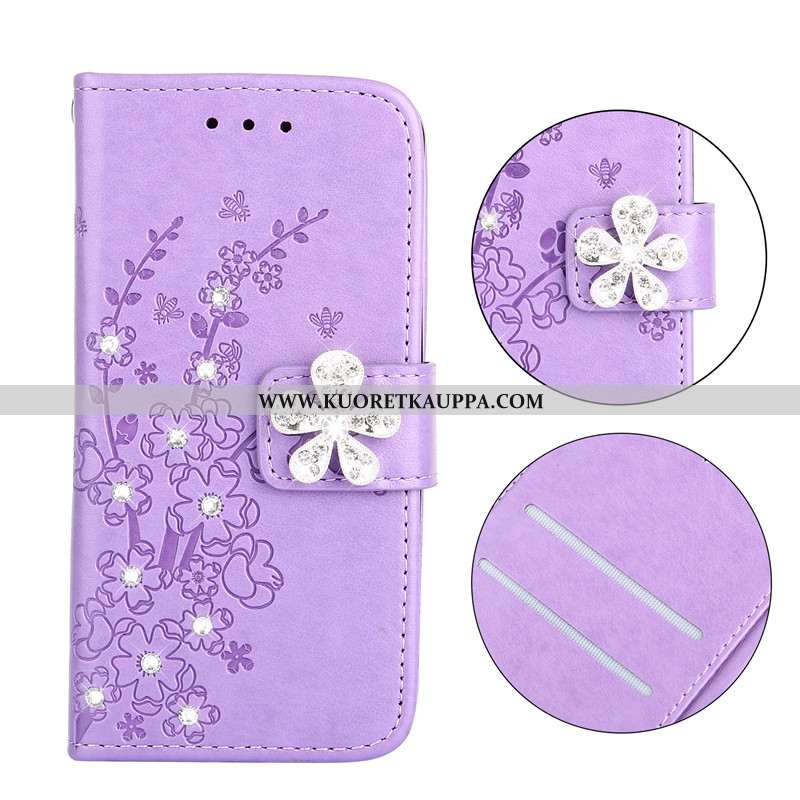 Kuori Oppo A5, Kuoret Oppo A5, Kotelo Oppo A5 Suojaus Nahkakuori Jauhe Murtumaton All Inclusive Pink