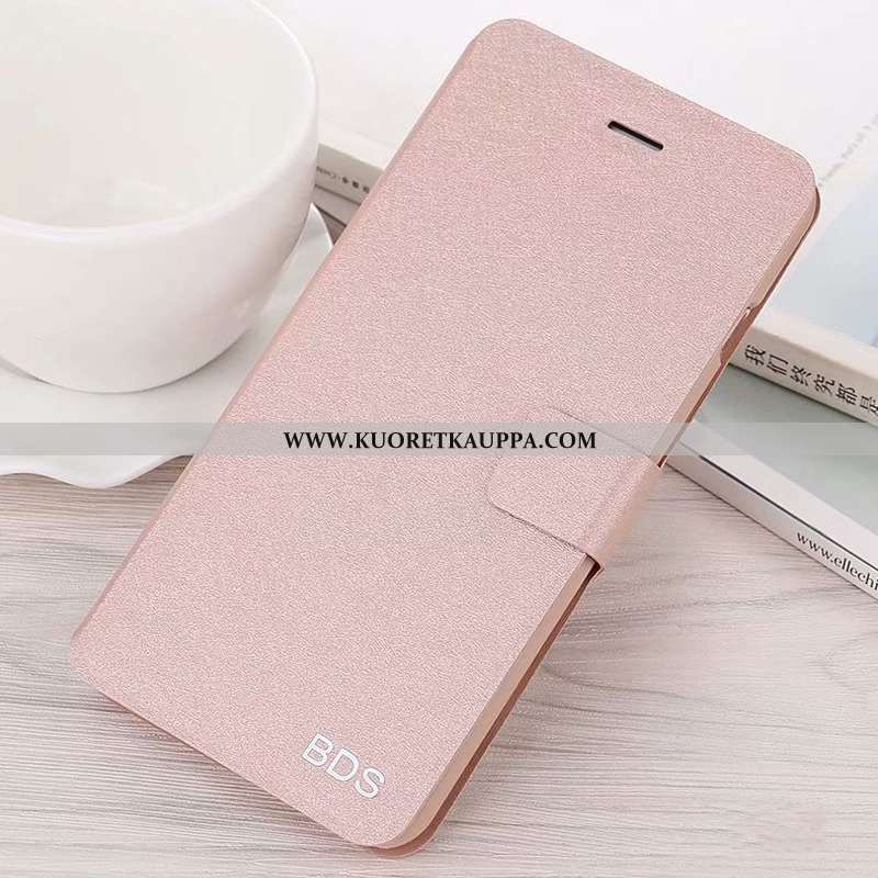 Kuori Oppo A5, Kuoret Oppo A5, Kotelo Oppo A5 Suojaus Nahkakuori Jauhe Pinkki