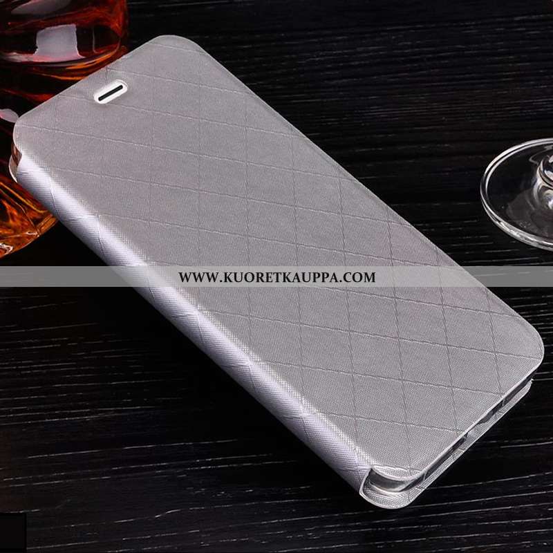 Kuori Oppo A5, Kuoret Oppo A5, Kotelo Oppo A5 Suojaus Nahkakuori Valkoinen