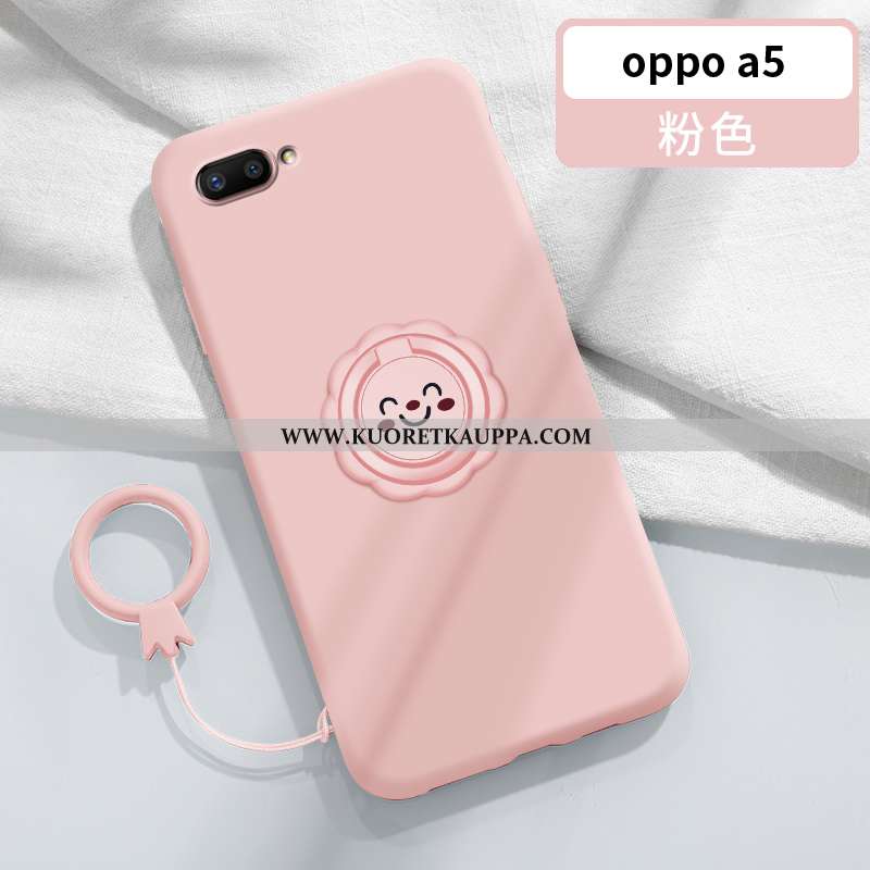 Kuori Oppo A5, Kuoret Oppo A5, Kotelo Oppo A5 Suojaus Persoonallisuus Silikoni Auto Murtumaton Pinkk