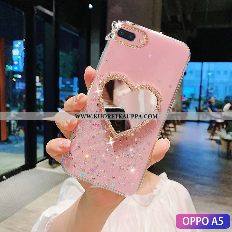 Kuori Oppo A5, Kuoret Oppo A5, Kotelo Oppo A5 Suuntaus Tila Puhelimen Karkaisu Vihreä