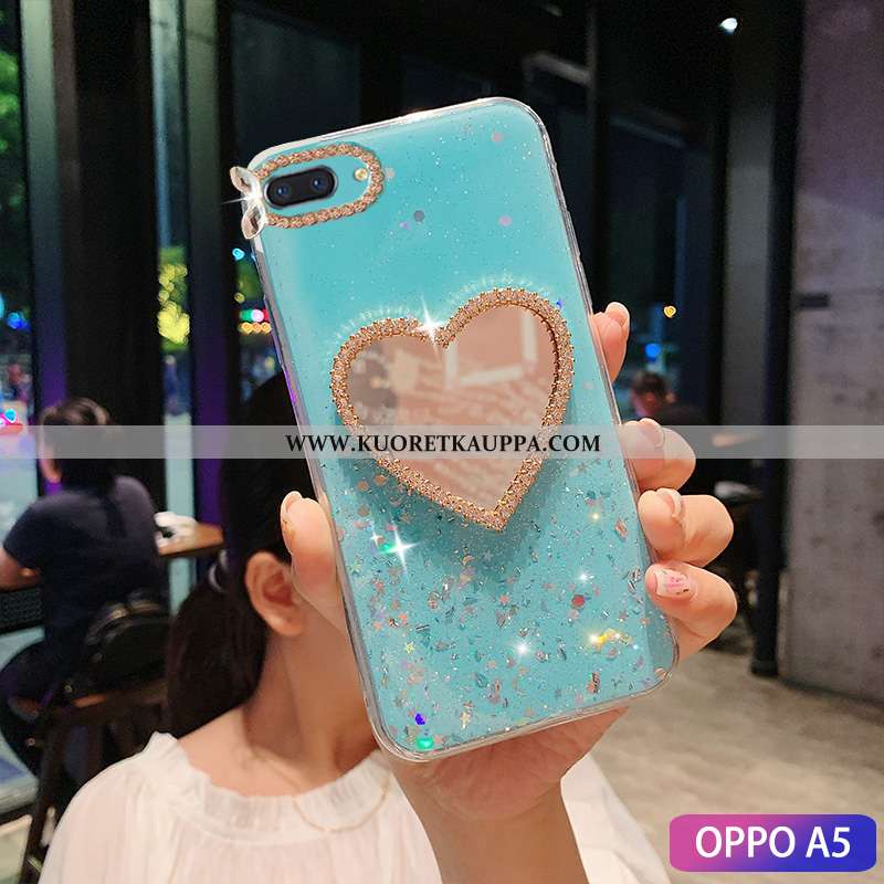Kuori Oppo A5, Kuoret Oppo A5, Kotelo Oppo A5 Suuntaus Tila Puhelimen Karkaisu Vihreä