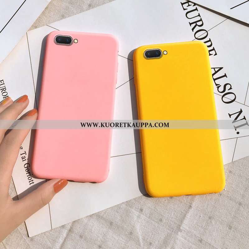 Kuori Oppo A5, Kuoret Oppo A5, Kotelo Oppo A5 Tila Pesty Suede Puhelimen Silikoni Yksinkertainen Kel