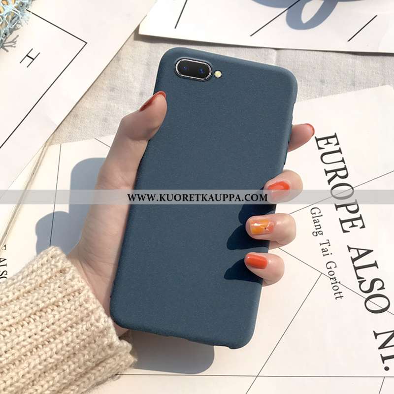 Kuori Oppo A5, Kuoret Oppo A5, Kotelo Oppo A5 Tila Pesty Suede Puhelimen Silikoni Yksinkertainen Kel