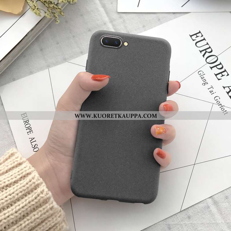 Kuori Oppo A5, Kuoret Oppo A5, Kotelo Oppo A5 Tila Pesty Suede Puhelimen Silikoni Yksinkertainen Kel