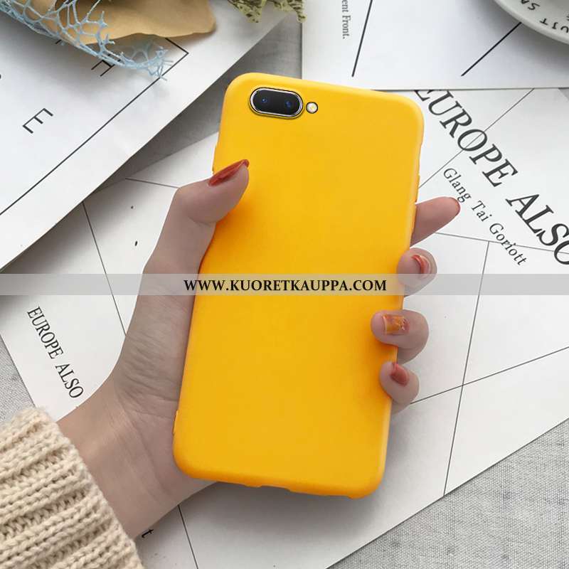 Kuori Oppo A5, Kuoret Oppo A5, Kotelo Oppo A5 Tila Pesty Suede Puhelimen Silikoni Yksinkertainen Kel