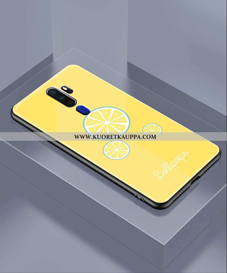Kuori Oppo A9 2020, Kuoret Oppo A9 2020, Kotelo Oppo A9 2020 Ihana Suuntaus Keltainen Sarjakuva Kelt