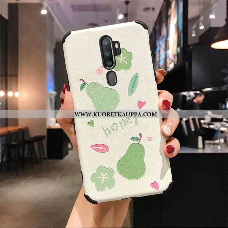 Kuori Oppo A9 2020, Kuoret Oppo A9 2020, Kotelo Oppo A9 2020 Kukkakuvio Suuntaus Mulberry Silkki Suo