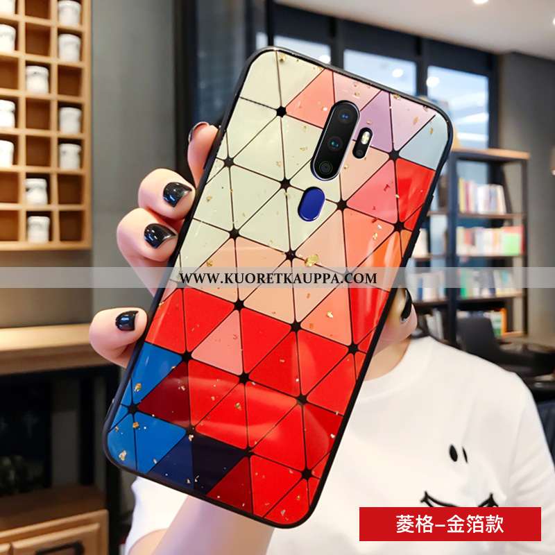 Kuori Oppo A9 2020, Kuoret Oppo A9 2020, Kotelo Oppo A9 2020 Lasi Tila Luova Suuntaus Persoonallisuu