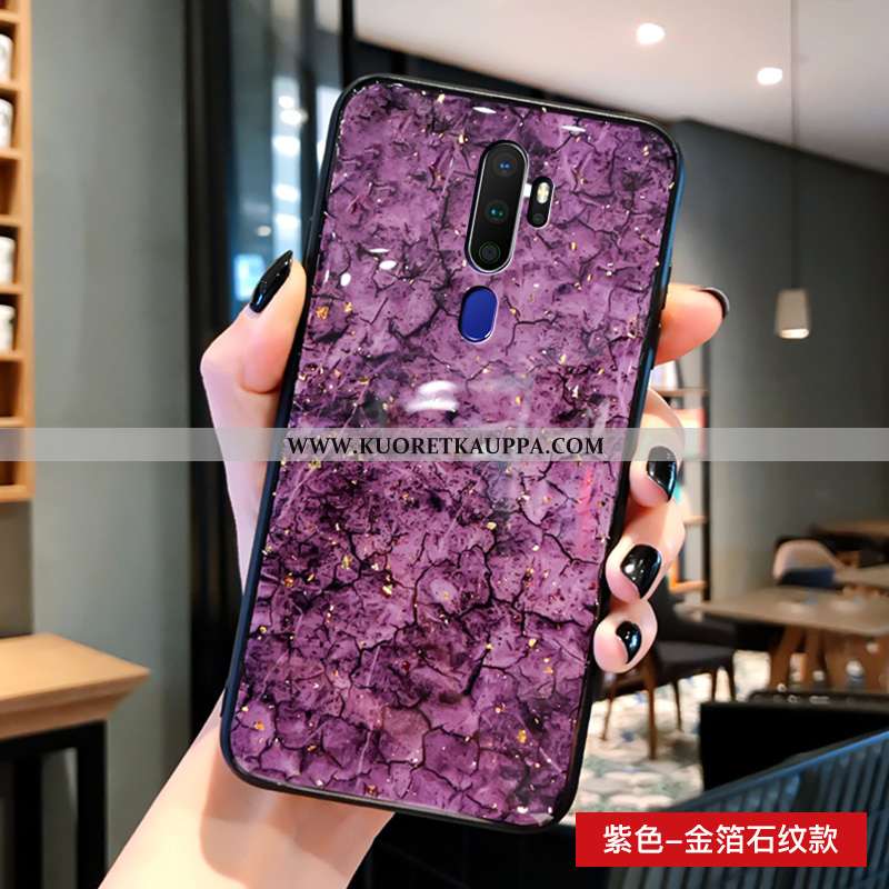 Kuori Oppo A9 2020, Kuoret Oppo A9 2020, Kotelo Oppo A9 2020 Lasi Tila Luova Suuntaus Persoonallisuu
