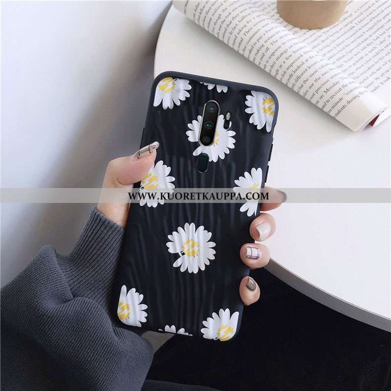 Kuori Oppo A9 2020, Kuoret Oppo A9 2020, Kotelo Oppo A9 2020 Silikoni Sarjakuva Kukkia Pehmeä Neste 