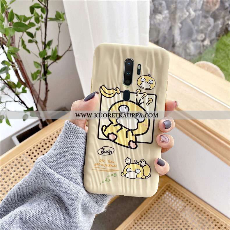 Kuori Oppo A9 2020, Kuoret Oppo A9 2020, Kotelo Oppo A9 2020 Silikoni Sarjakuva Kukkia Pehmeä Neste 