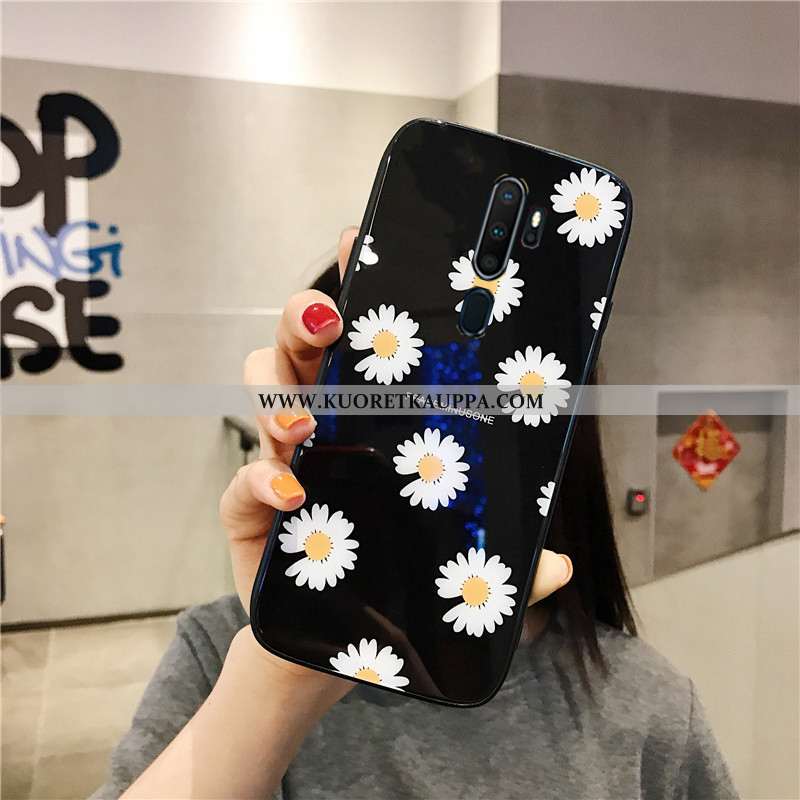 Kuori Oppo A9 2020, Kuoret Oppo A9 2020, Kotelo Oppo A9 2020 Suojaus Lasi Suuntaus Sininen