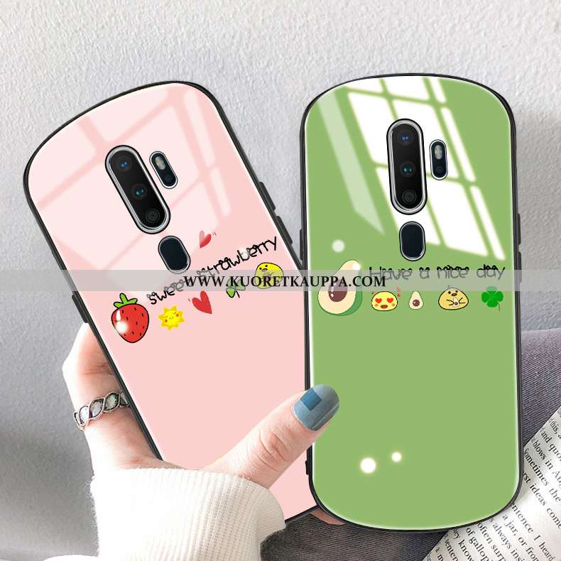Kuori Oppo A9 2020, Kuoret Oppo A9 2020, Kotelo Oppo A9 2020 Suojaus Lasi Vihreä Kustannukset