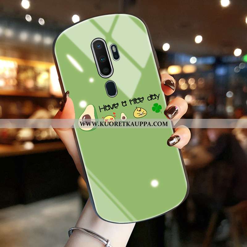 Kuori Oppo A9 2020, Kuoret Oppo A9 2020, Kotelo Oppo A9 2020 Suojaus Lasi Vihreä Kustannukset
