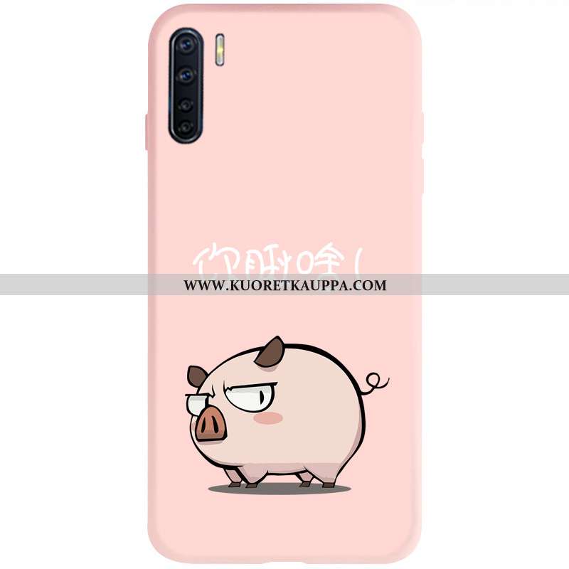 Kuori Oppo A91, Kuoret Oppo A91, Kotelo Oppo A91 Ihana Suuntaus Luova Yksinkertainen Sarjakuva Pinkk