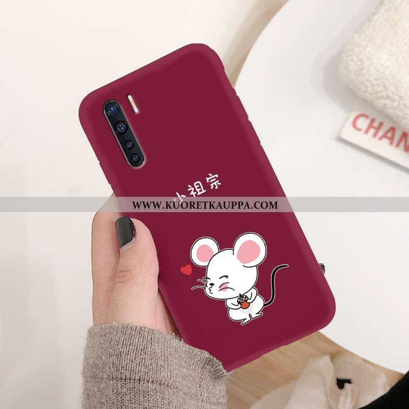 Kuori Oppo A91, Kuoret Oppo A91, Kotelo Oppo A91 Ihana Ultra Luova Punainen
