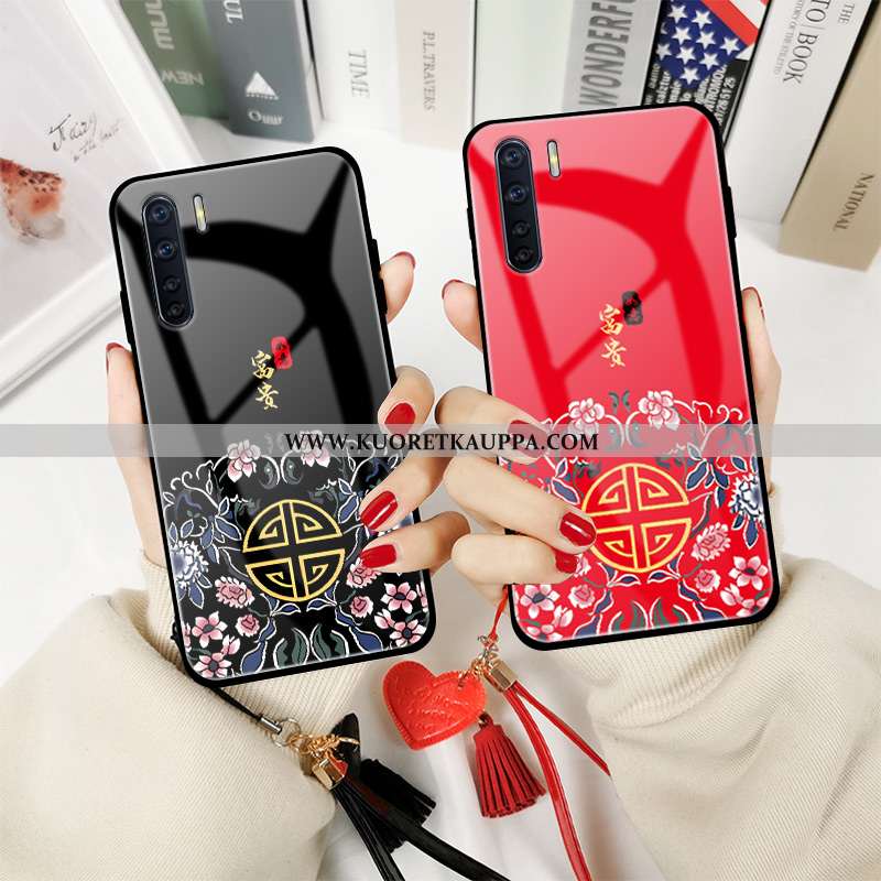 Kuori Oppo A91, Kuoret Oppo A91, Kotelo Oppo A91 Pehmeä Neste Silikoni Toteemi Net Red Murtumaton Mu