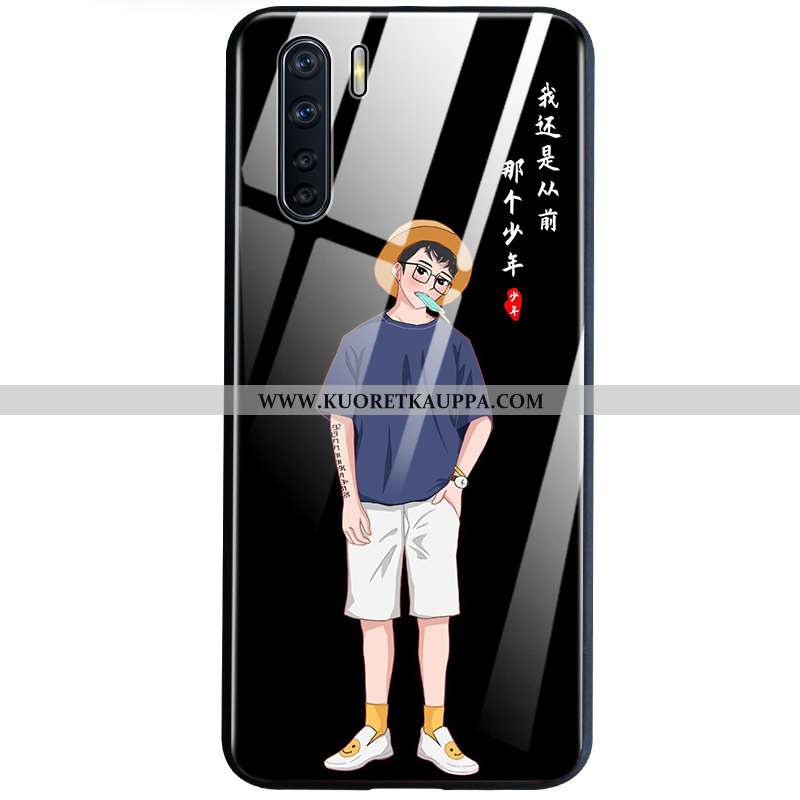 Kuori Oppo A91, Kuoret Oppo A91, Kotelo Oppo A91 Persoonallisuus Suuntaus Musta Nuori Puhelimen Must