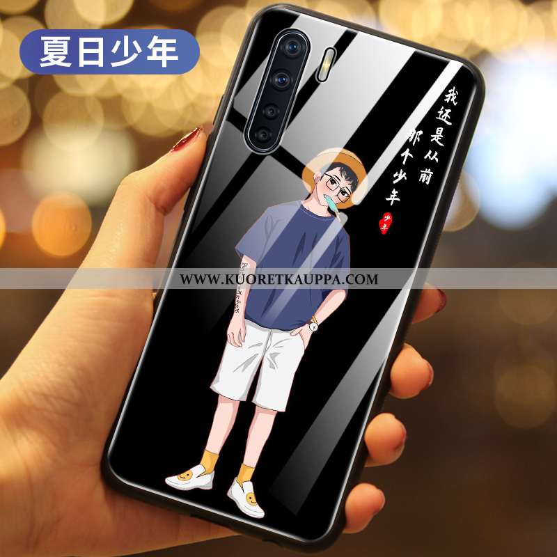 Kuori Oppo A91, Kuoret Oppo A91, Kotelo Oppo A91 Persoonallisuus Suuntaus Musta Nuori Puhelimen Must