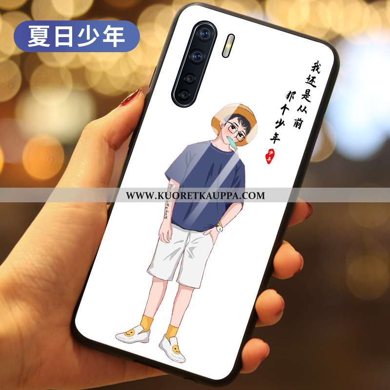 Kuori Oppo A91, Kuoret Oppo A91, Kotelo Oppo A91 Persoonallisuus Suuntaus Musta Nuori Puhelimen Must