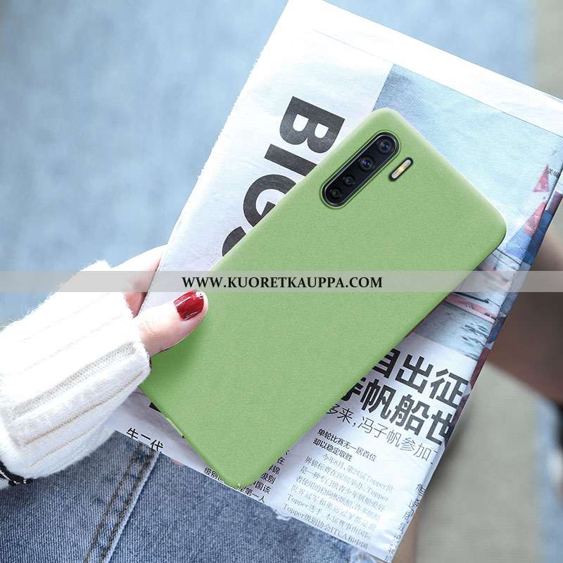 Kuori Oppo A91, Kuoret Oppo A91, Kotelo Oppo A91 Pesty Suede Suuntaus Harmaa Kiinteä Väri Valo