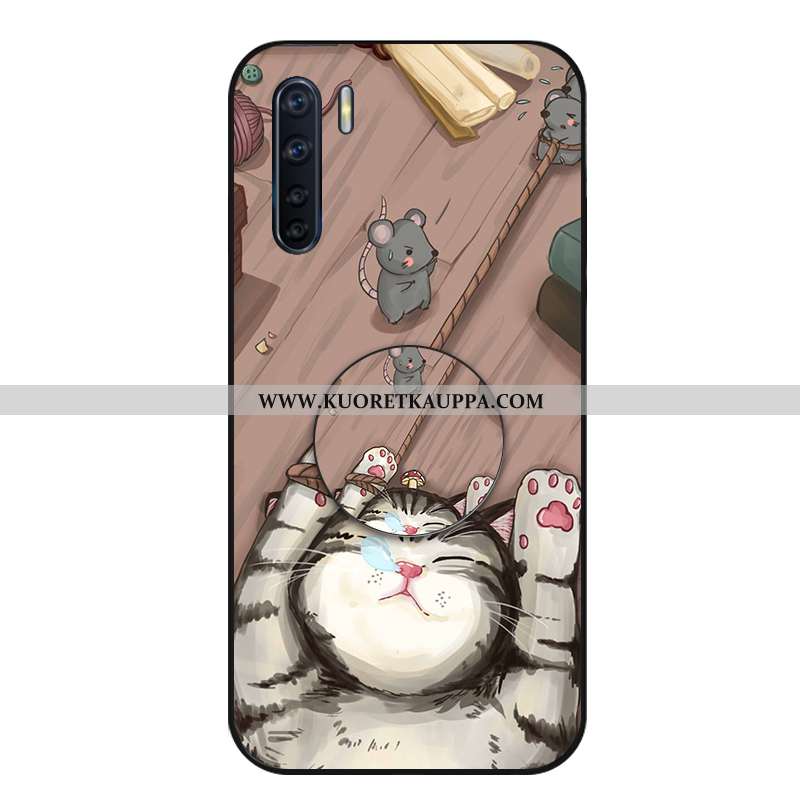 Kuori Oppo A91, Kuoret Oppo A91, Kotelo Oppo A91 Silikoni Persoonallisuus Tuki Sarjakuva Pehmeä Nest