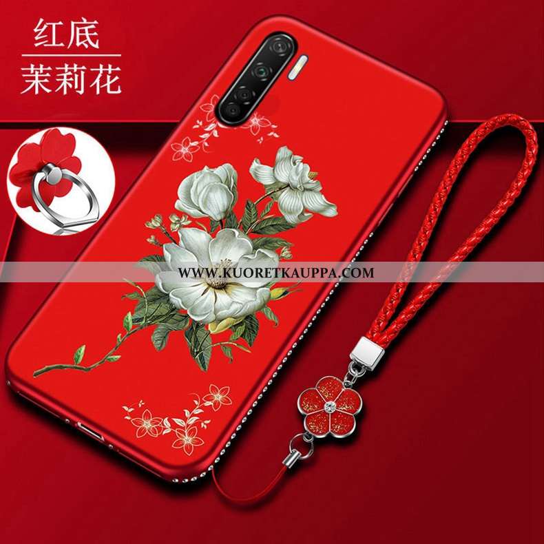 Kuori Oppo A91, Kuoret Oppo A91, Kotelo Oppo A91 Suuntaus Pehmeä Neste Uusi Luova Punainen