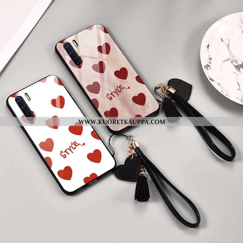 Kuori Oppo A91, Kuoret Oppo A91, Kotelo Oppo A91 Suuntaus Silikoni Luova Punainen