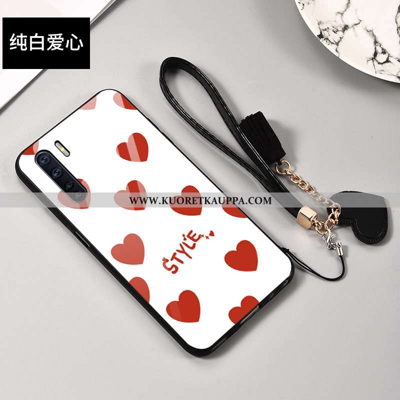 Kuori Oppo A91, Kuoret Oppo A91, Kotelo Oppo A91 Suuntaus Silikoni Luova Punainen