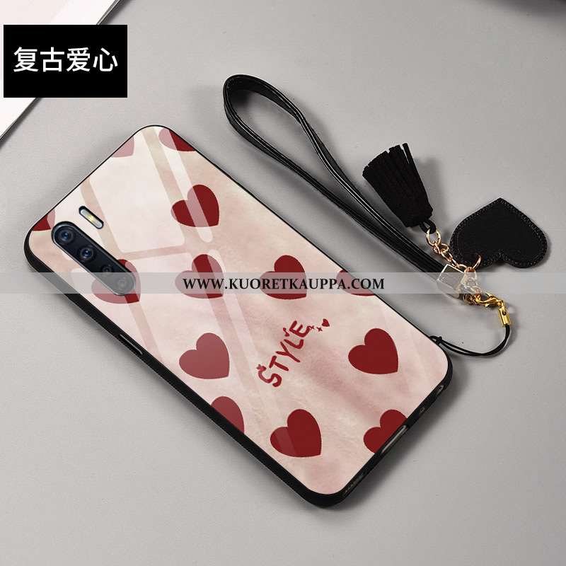 Kuori Oppo A91, Kuoret Oppo A91, Kotelo Oppo A91 Suuntaus Silikoni Luova Punainen