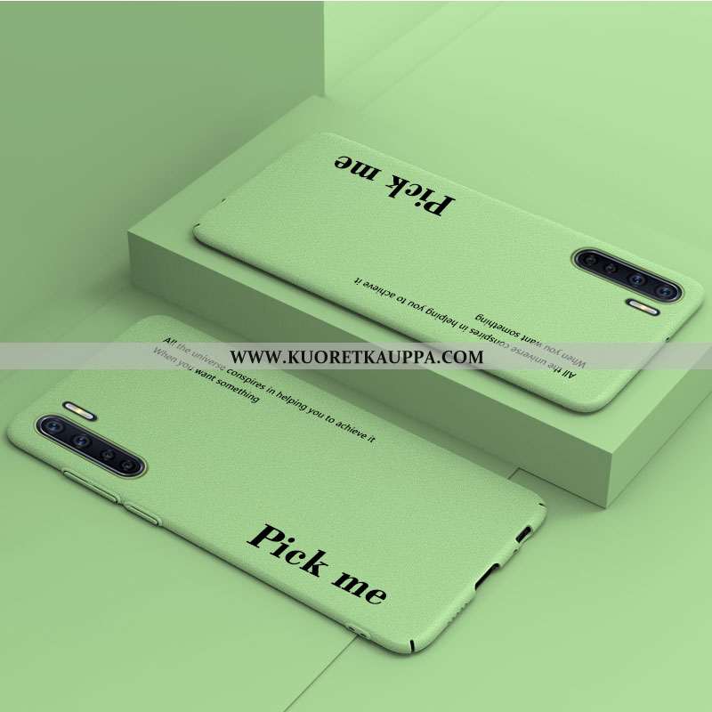 Kuori Oppo A91, Kuoret Oppo A91, Kotelo Oppo A91 Ultra Valo Pesty Suede Net Red Vihreä