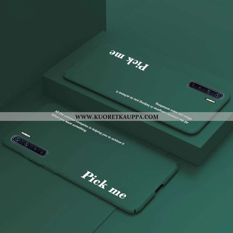 Kuori Oppo A91, Kuoret Oppo A91, Kotelo Oppo A91 Ultra Valo Pesty Suede Net Red Vihreä