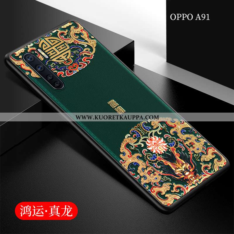 Kuori Oppo A91, Kuoret Oppo A91, Kotelo Oppo A91 Valo Silikoni Suojaus Suuntaus Mustat