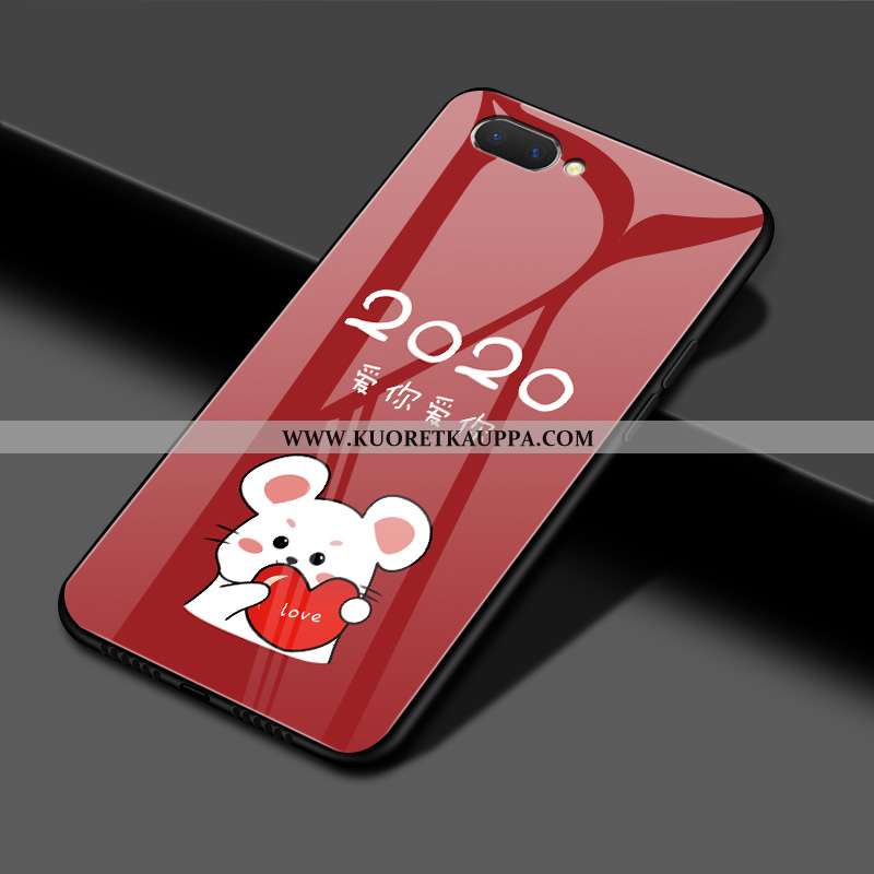 Kuori Oppo Ax5, Kuoret Oppo Ax5, Kotelo Oppo Ax5 Ihana Suojaus Peili Punainen Tila Mustat