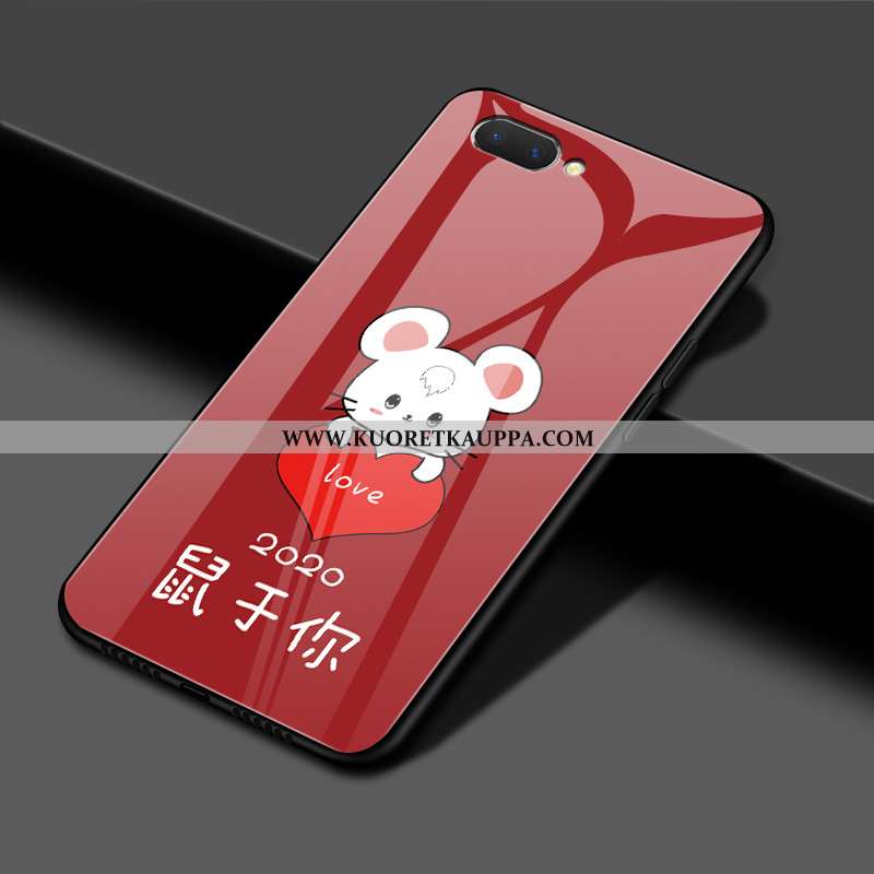 Kuori Oppo Ax5, Kuoret Oppo Ax5, Kotelo Oppo Ax5 Ihana Suojaus Peili Punainen Tila Mustat