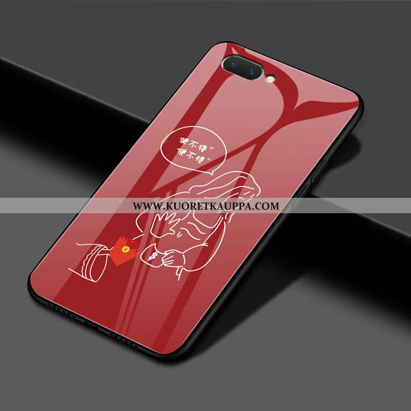 Kuori Oppo Ax5, Kuoret Oppo Ax5, Kotelo Oppo Ax5 Ihana Suojaus Peili Punainen Tila Mustat