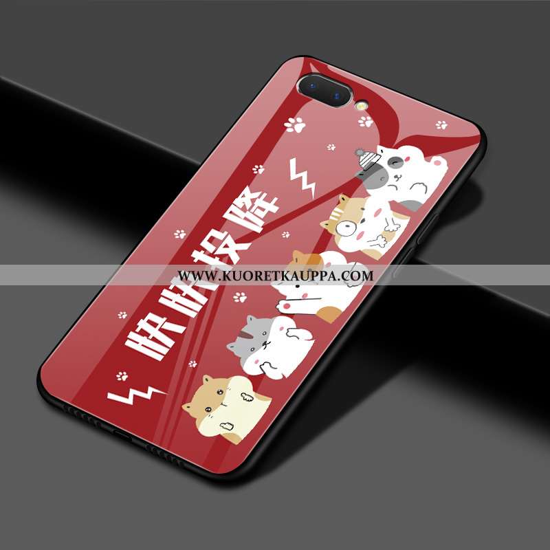 Kuori Oppo Ax5, Kuoret Oppo Ax5, Kotelo Oppo Ax5 Ihana Suojaus Peili Punainen Tila Mustat