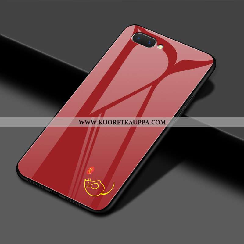 Kuori Oppo Ax5, Kuoret Oppo Ax5, Kotelo Oppo Ax5 Ihana Suojaus Peili Punainen Tila Mustat