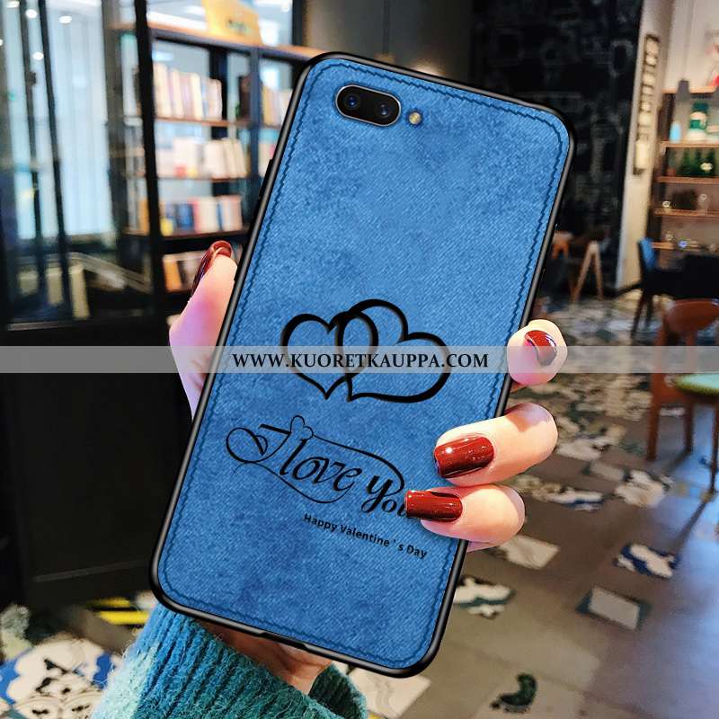 Kuori Oppo Ax5, Kuoret Oppo Ax5, Kotelo Oppo Ax5 Luova Kukkakuvio Puhelimen Suojaus Harmaa