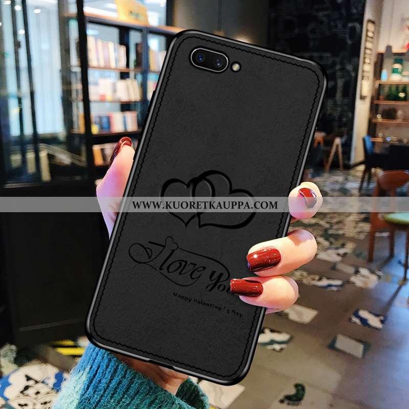 Kuori Oppo Ax5, Kuoret Oppo Ax5, Kotelo Oppo Ax5 Luova Kukkakuvio Puhelimen Suojaus Harmaa