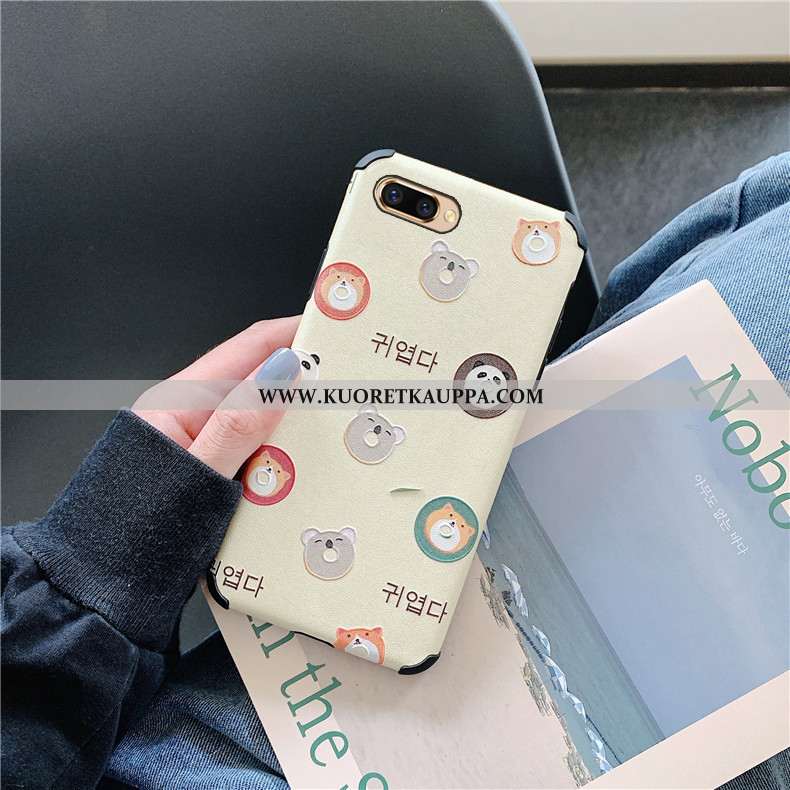 Kuori Oppo Ax5, Kuoret Oppo Ax5, Kotelo Oppo Ax5 Pehmeä Neste Silikoni Luova Rakastunut Vihreä