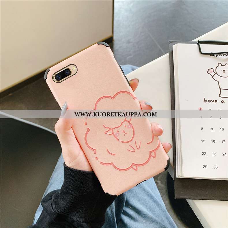 Kuori Oppo Ax5, Kuoret Oppo Ax5, Kotelo Oppo Ax5 Pehmeä Neste Silikoni Luova Rakastunut Vihreä