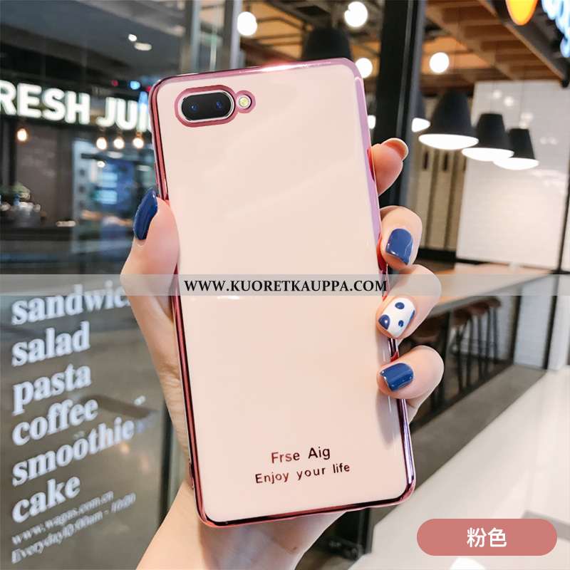 Kuori Oppo Ax5, Kuoret Oppo Ax5, Kotelo Oppo Ax5 Pesty Suede Persoonallisuus Viini Punainen All Incl