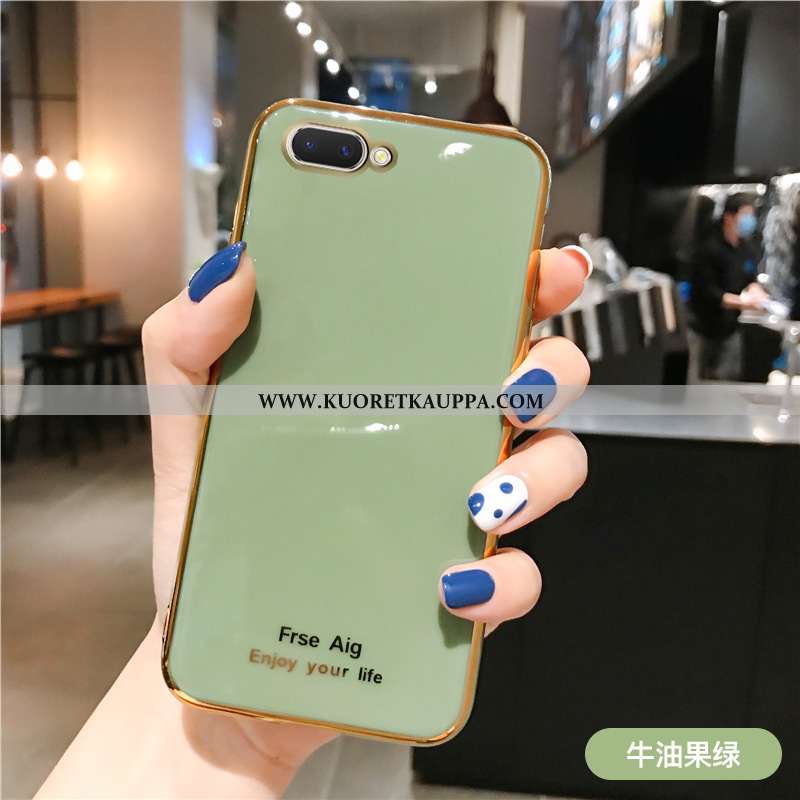 Kuori Oppo Ax5, Kuoret Oppo Ax5, Kotelo Oppo Ax5 Pesty Suede Persoonallisuus Viini Punainen All Incl